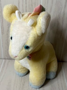 Vintage | Bantam |Baby Musical Wind-Up Head Moves Works 12" Giraffe Plush